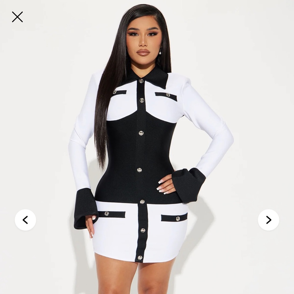 Fashion nova Amelia bandage mini dress